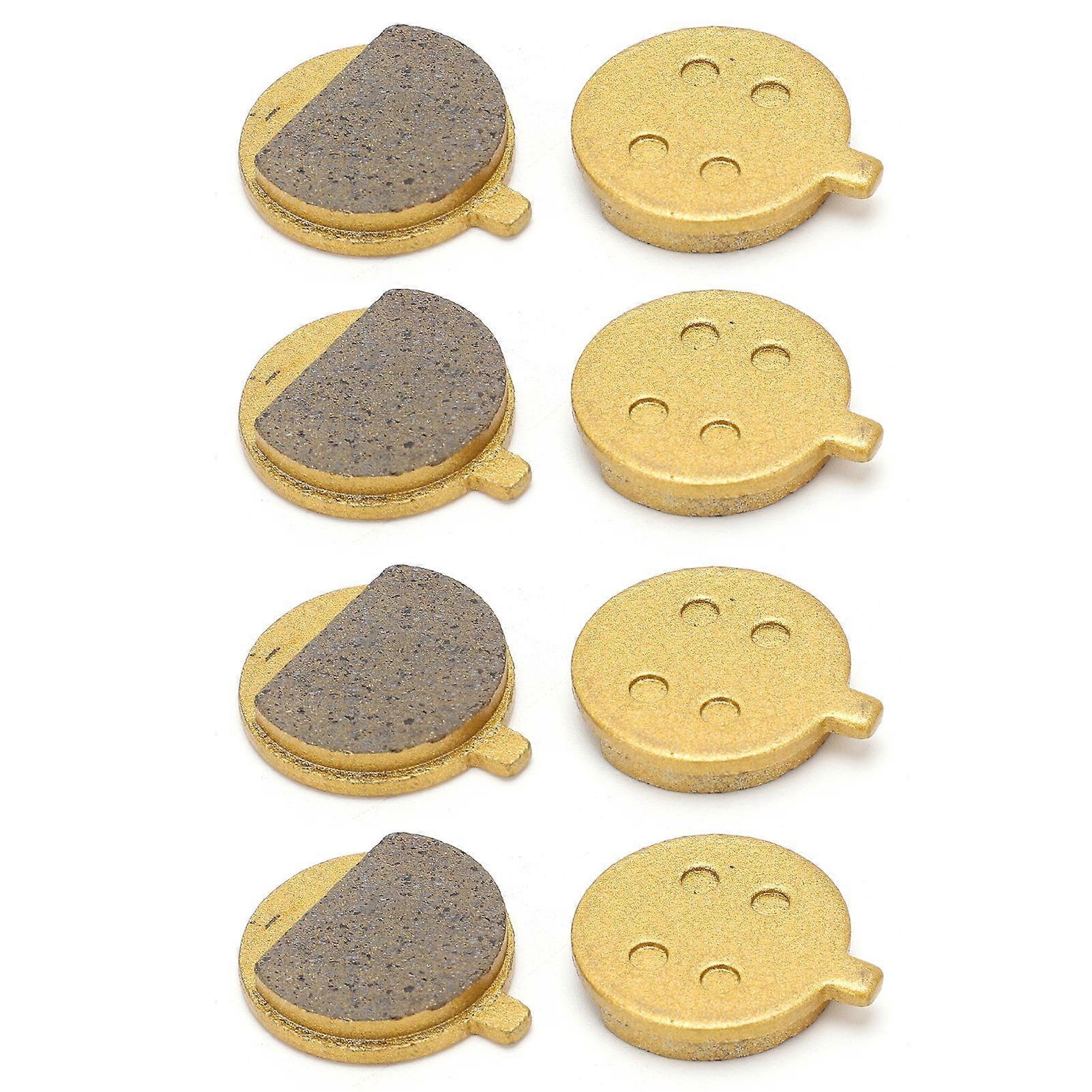 4 Pair Electric Scooter Disc Brake Pad Copper Based Bike Round Brake Pad for Mountain Bicycle