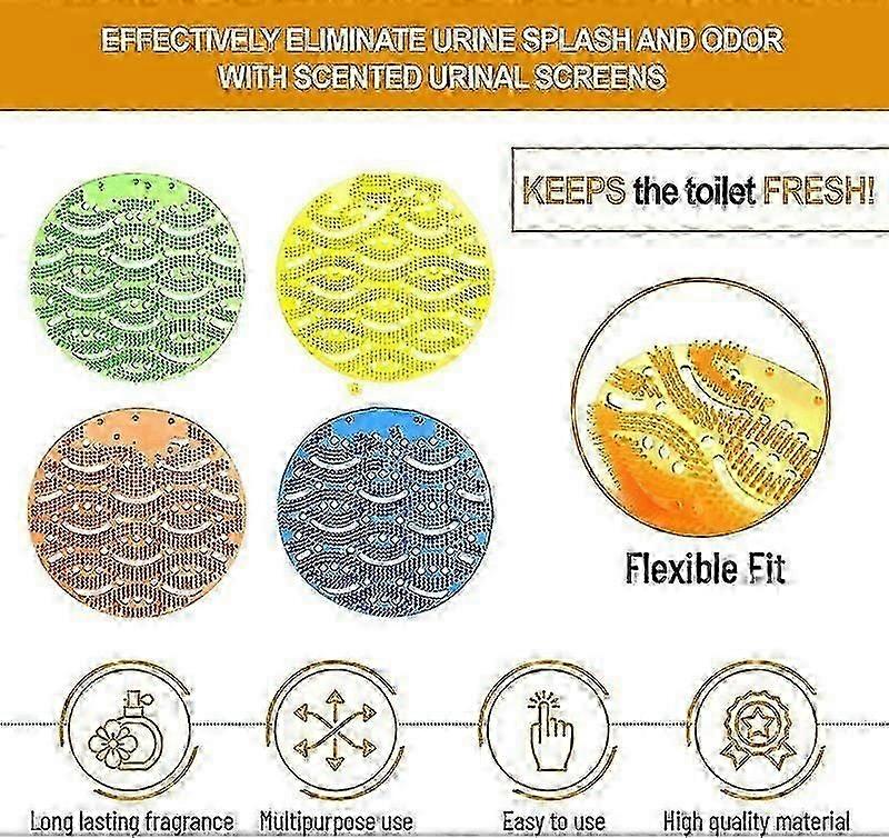 5 عبوات من مزيل الروائح الكريهة للمبولة الطازجة المعطرة ، وسادات مزيل الروائح الكريهة للمبولة للمرحاض والحمام والمطاعم والمكاتب والمدارس والفنادق