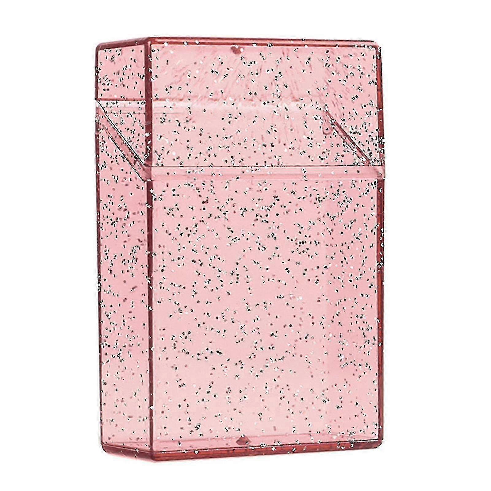 Cigarette Case Shining Clear Appearance Plastic Portable Cigarettes...