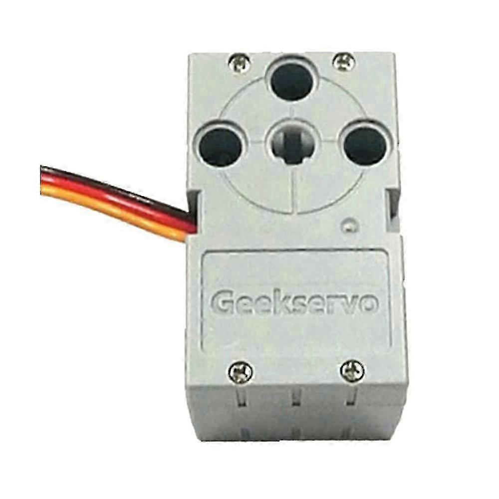 Steering gear, 2kg, 360-degree rotation with dual output shafts and high-precision potentiometer