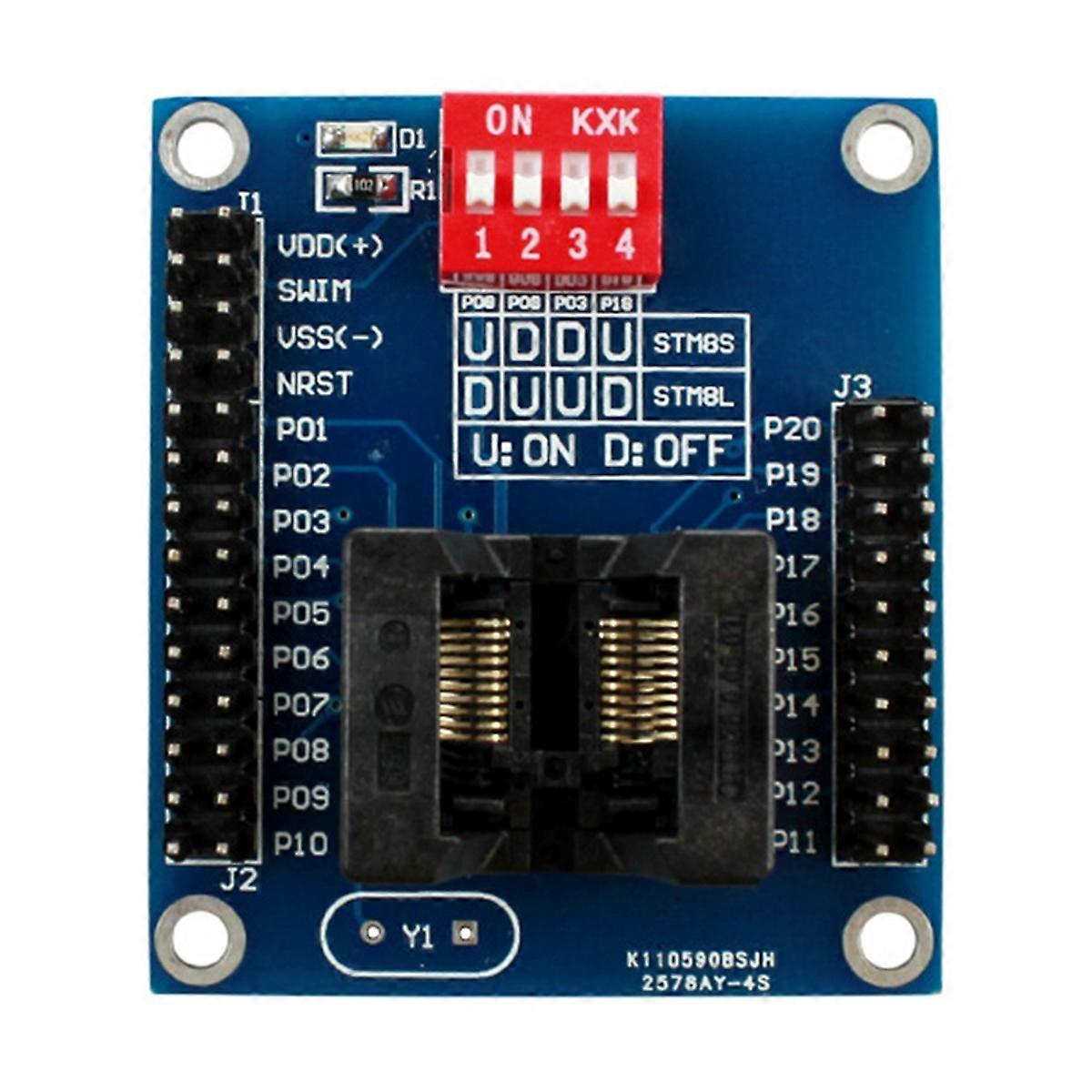 STM8S STM8L TSSOP20 Burning Seat Testing Seat Downloader Offline Programmer Programming Seat