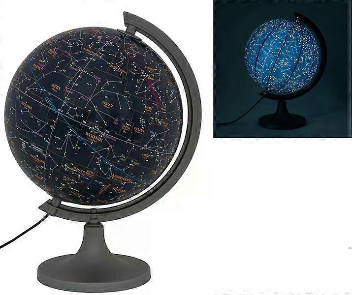 Globo com mapa do céu e atributo de incandescência
