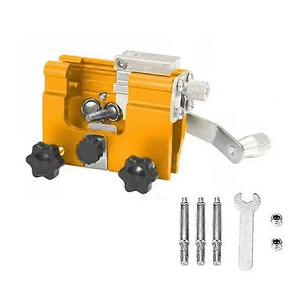 Chainsaw sharpener with accessories such as chain grinding handle, suitable for various chainsaws