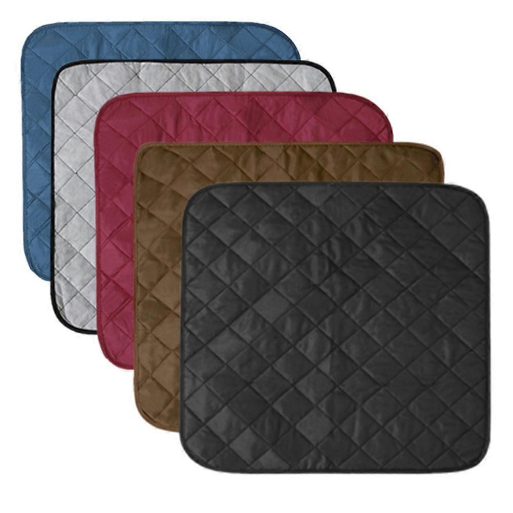Waterproof Black Seat Cushion Made of Nonwoven Material for Daily Use Ideal for Home Decor 56x54cm