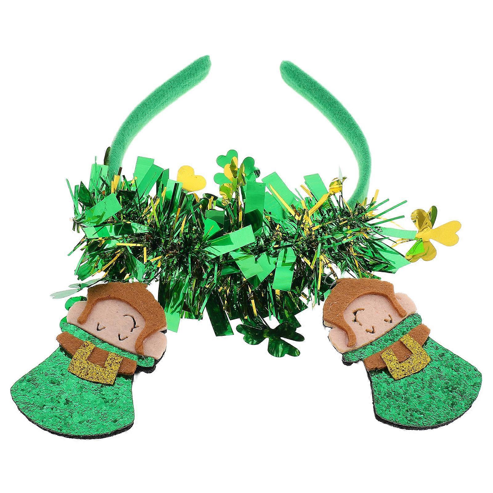 Green Felt Headband for St Patrick's Day Celebrations Comfortable and Versatile Unisex Size Fits Most