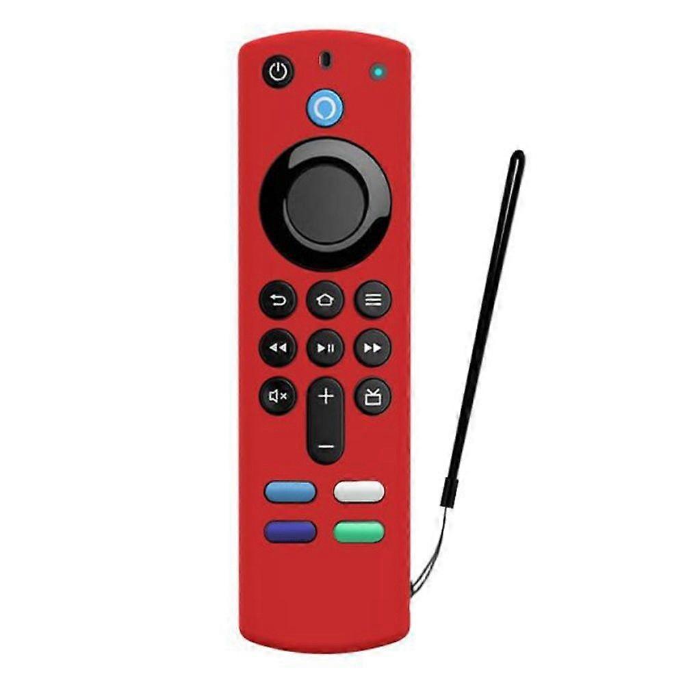 Silicone Remote Control Cover for 3Rd Gen 3Rd Generation Anti-Slip Remote Protector Case(Red)