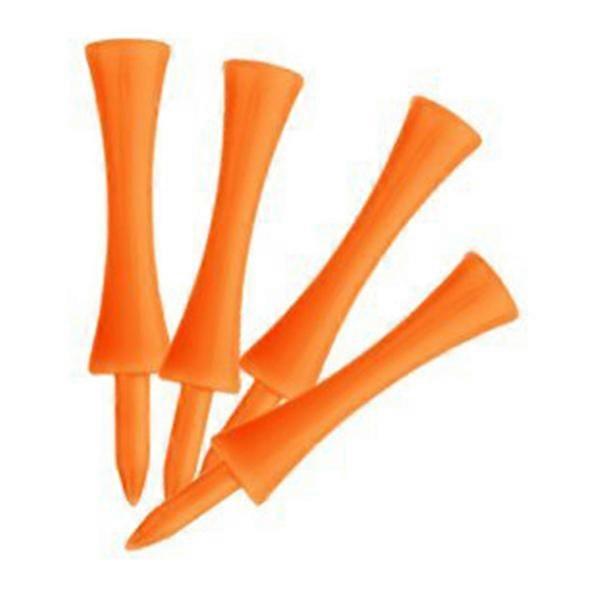 Castle Tees Plastic Golf for Golf Practice Orange 100Pcs Set