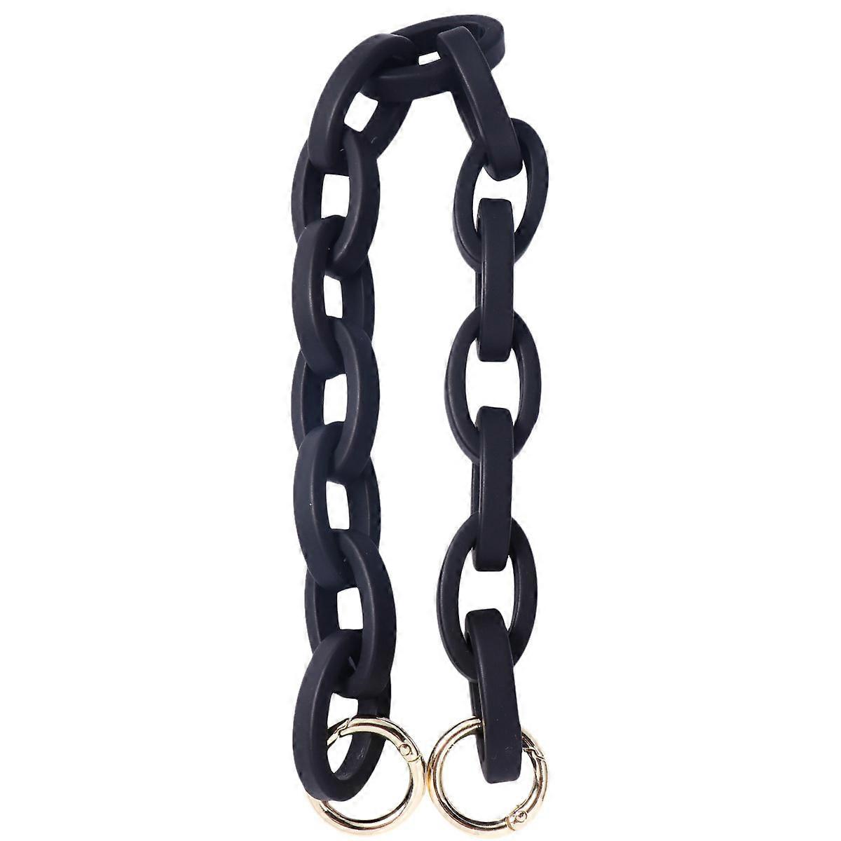 Durable Resin Bag Chain Strap for Women – Stylish Acrylic Replacement with Interlocking Design for Handbag DIY Projects