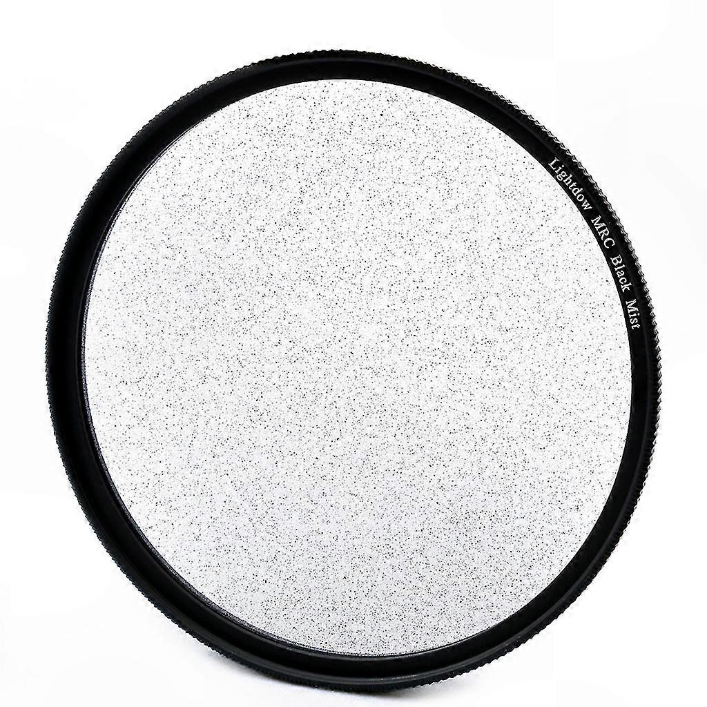 Waterproof Black Mist Diffusion Lens Filter 1/8 for 49-82mm Camera Lenses