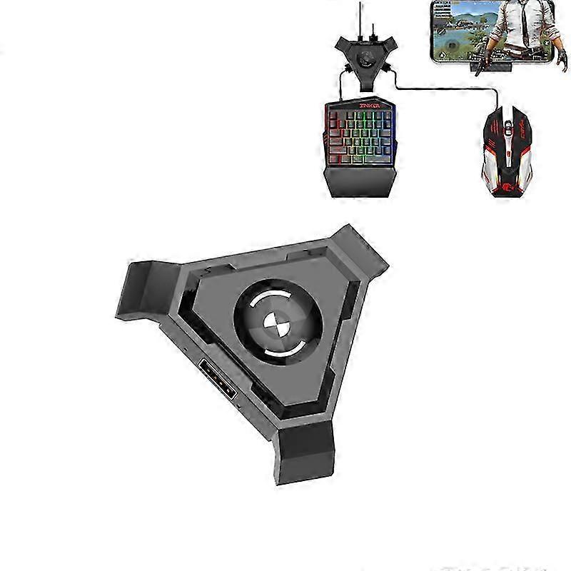 Wireless Bluetooth Gaming Keyboard, Mouse Converter Adapter for Phones