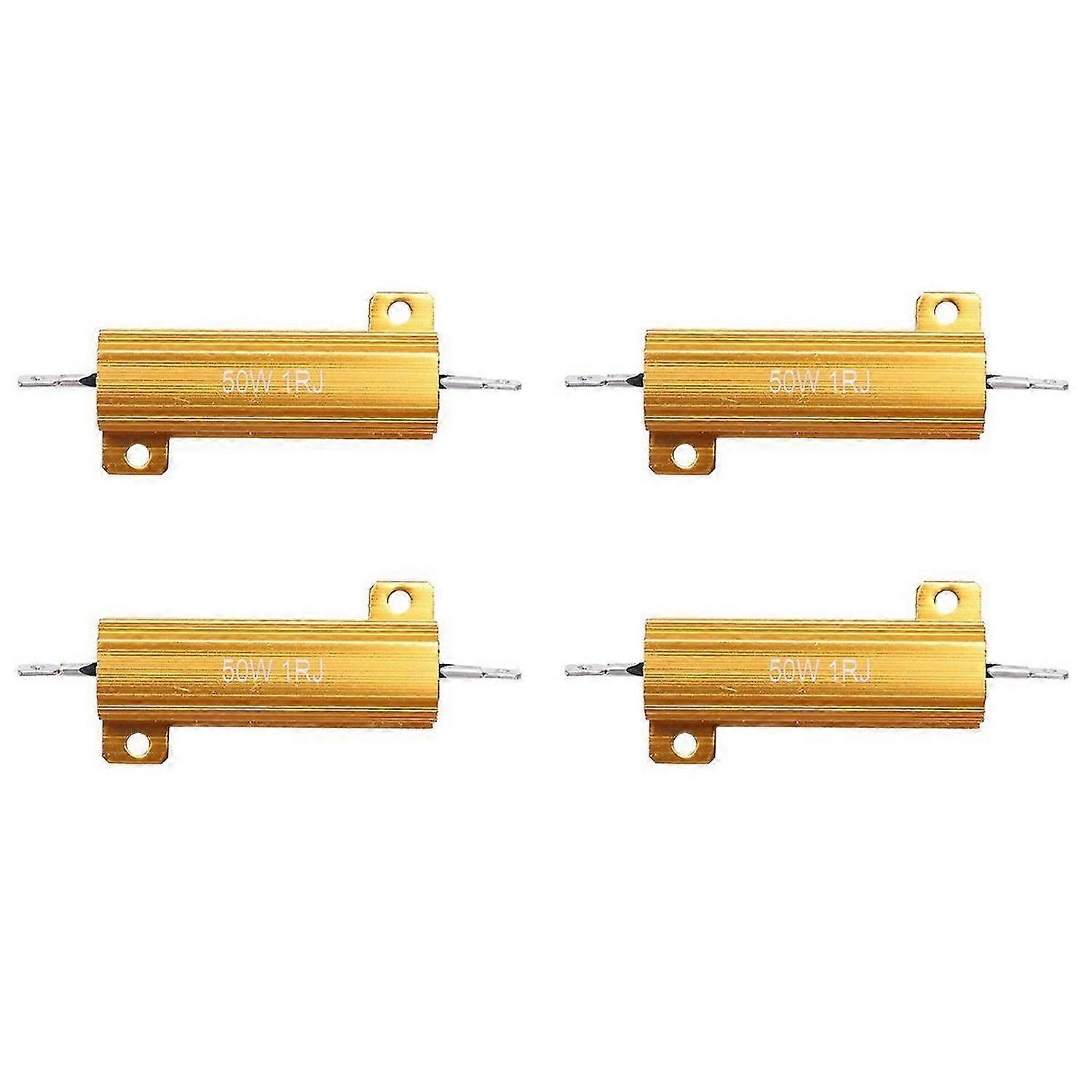 Screw Tab Wirewound Aluminium Resistor 1 Ohm 5% 50 Watt
