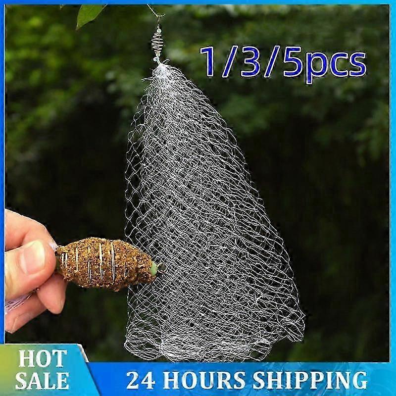 1/3/5 Pcs Fishing Net Trap Multi Size Fishing Lure Shoal Cast Feeder Fishing Trap