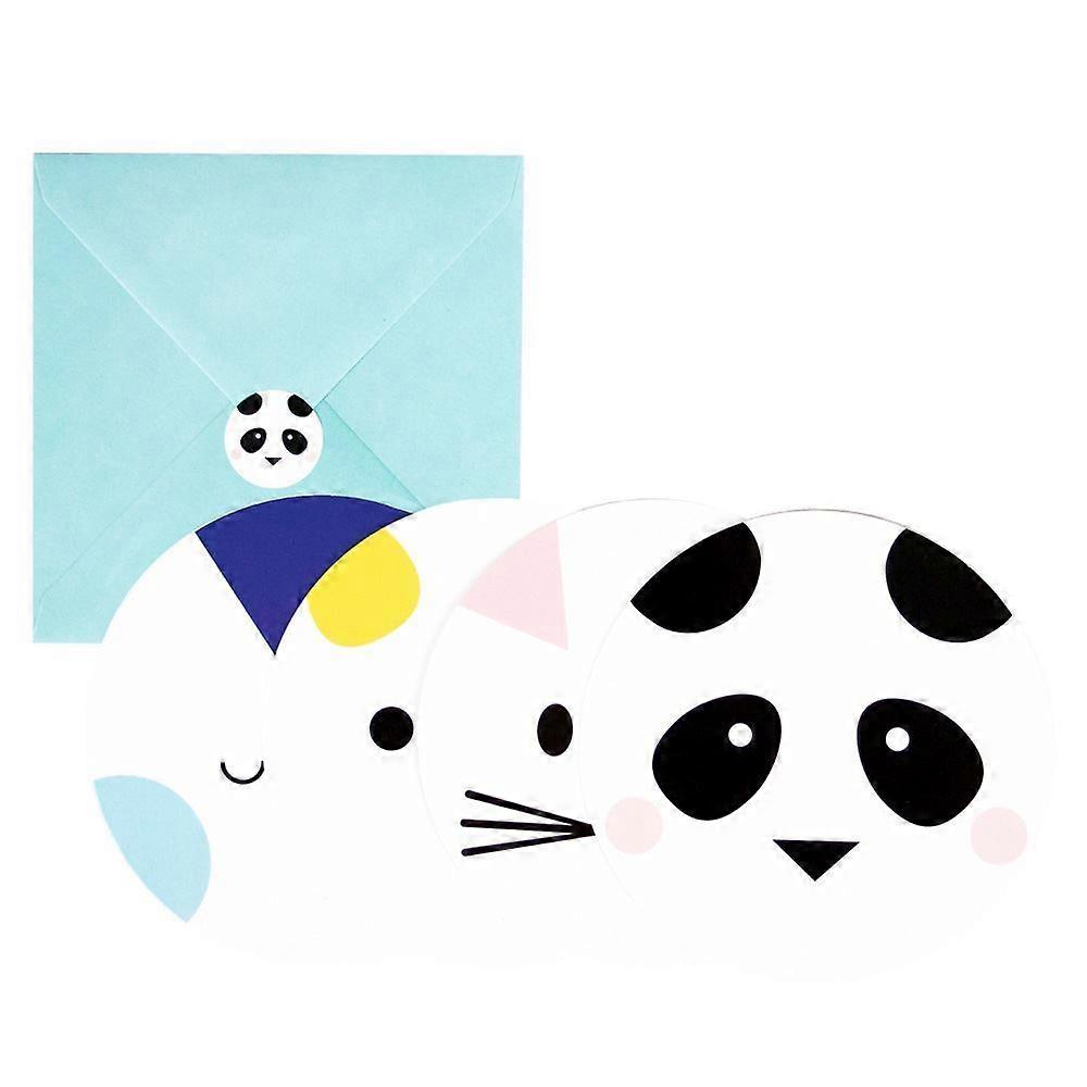 MINI animaux chien Panda Penguin Childresn partie invite Pack de 8