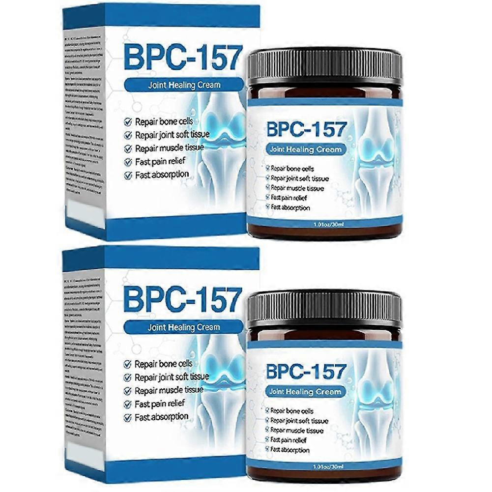 2pcs BPC-157 Advanced Joint Pain Relief Massage Cream Fast-Acting Formula for Post-Workout Recovery, Supports Joint Comfort & Muscle Recovery