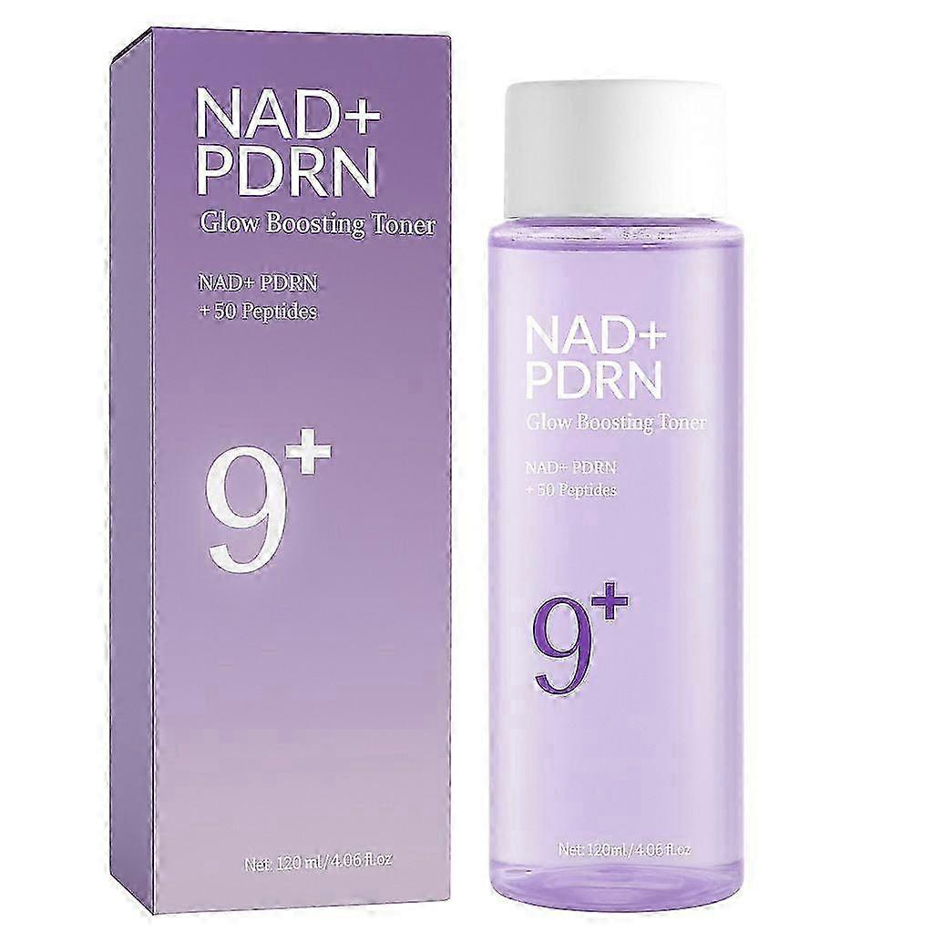 NAD+ PDRN Glow Boosting TonerGlowing, Firming, Hydrating, Elasticity, Wrinkles, Fine Lines, Salmon PDRN, Peptides, NADEssence for Dry Skin