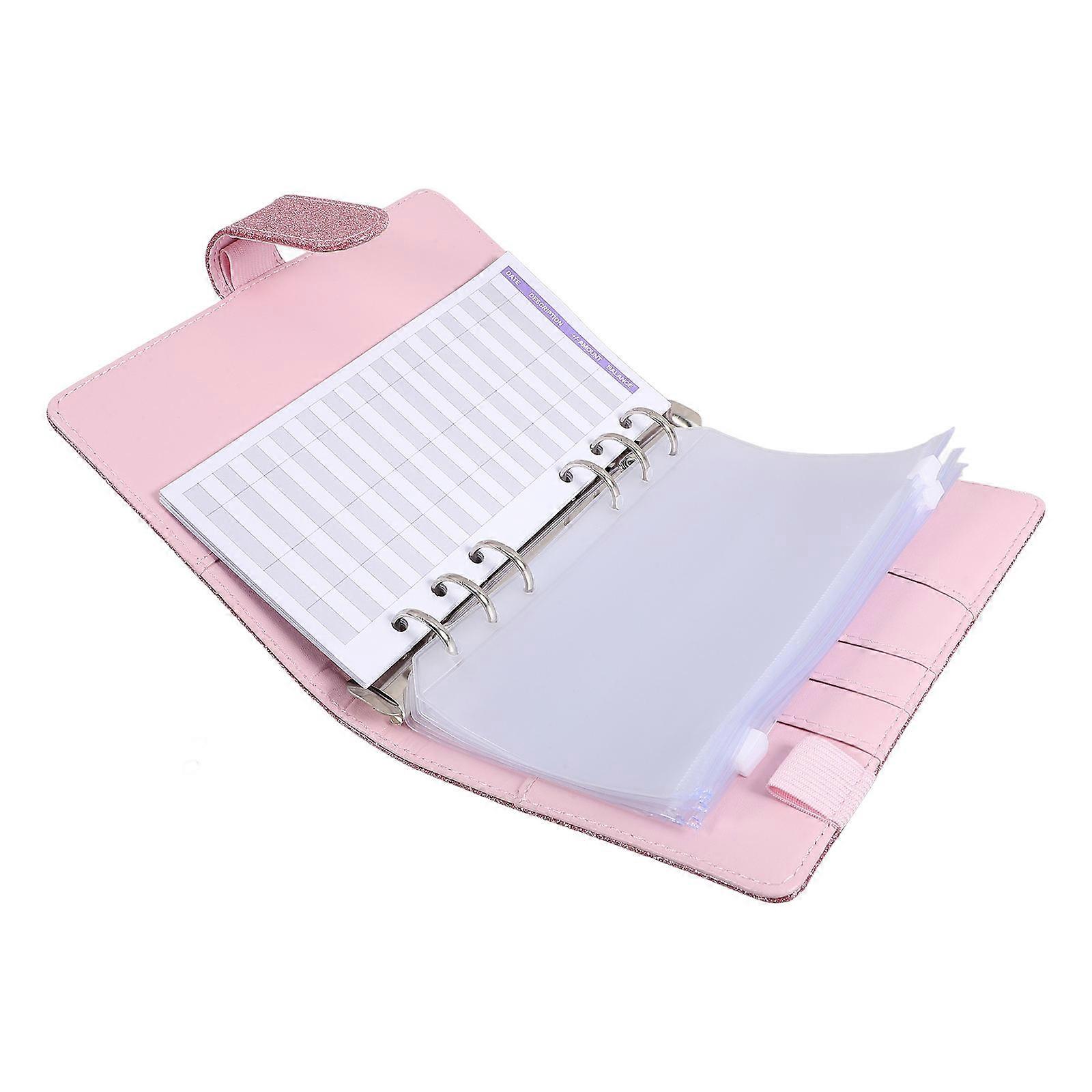 Budget Binder Kit PU for Money Organization 3Sets Assorted Color