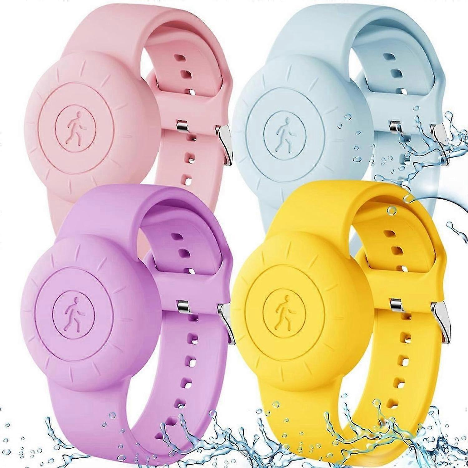 4 pcs For Wristband Kids Silicone Waterproof Case D