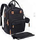 Diaper Bag Backpack - Incl. Buggy / Pram Hooks and Changing Mat - Complete Set -