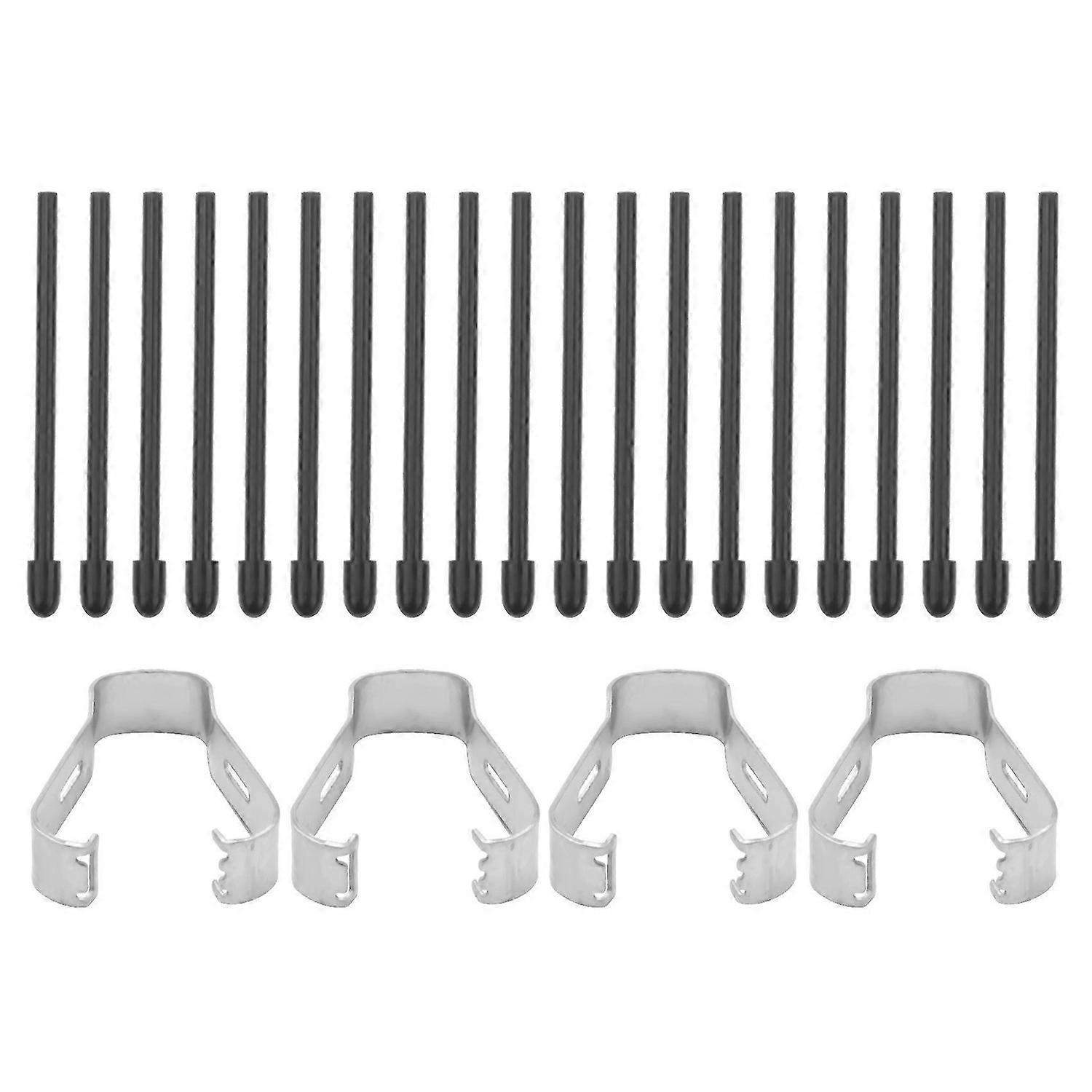 (20 Pack) Marker Pen Tips/Nibs for Remarkable 2 Stylus Pen Replacement Soft Nibs/Tips Black