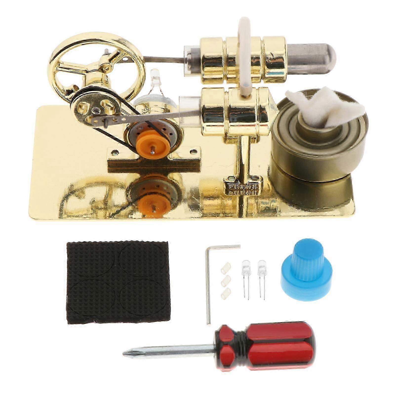Miniatyr varmluft Stirling motor motor modell utdanning damp varme utdanning