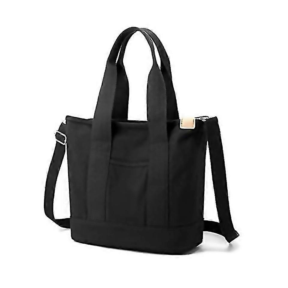 For Multipocket Tote Bag With Zipperblack