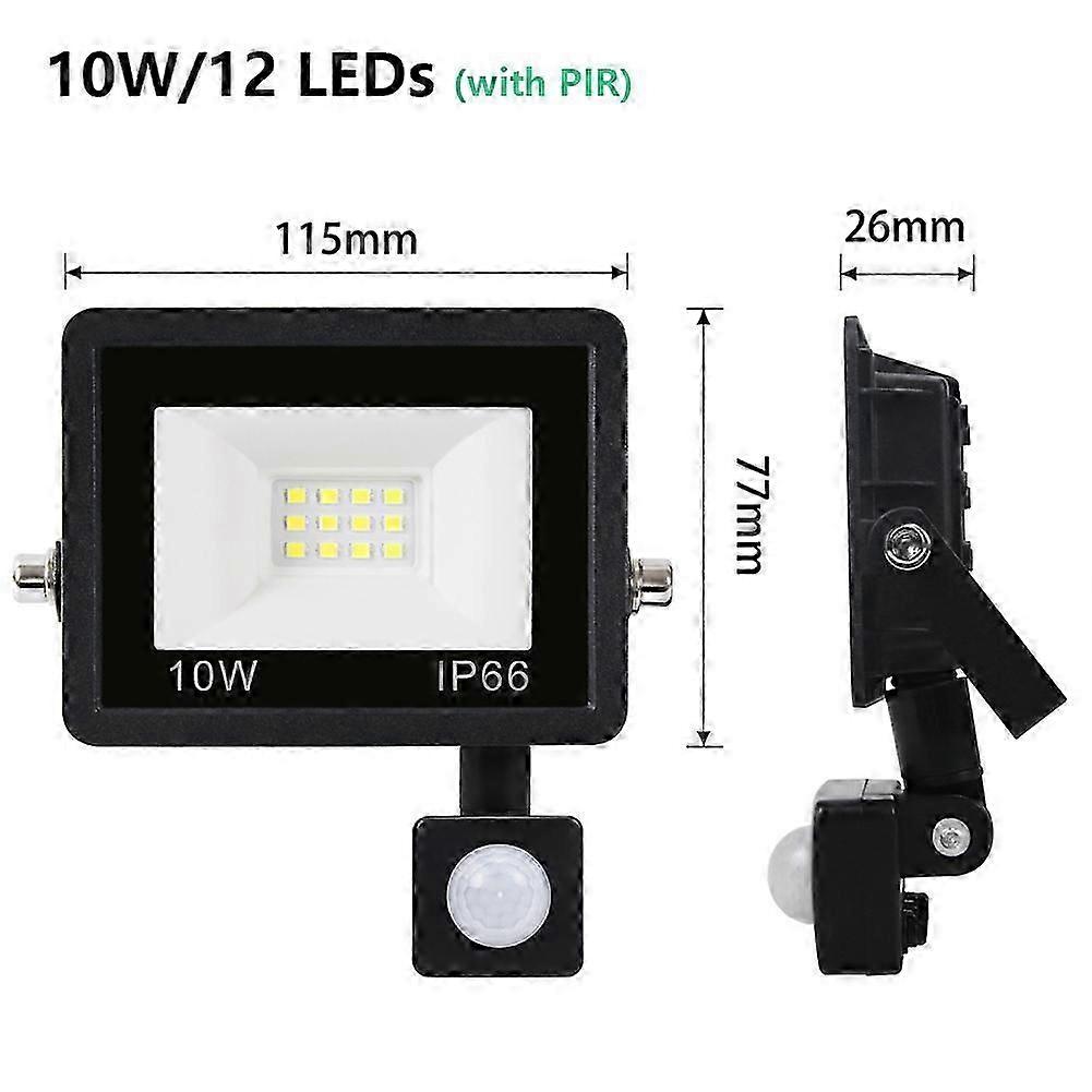 High-Power RGB Flood Light - IP66 Rated for British Weather Conditions in Gardens