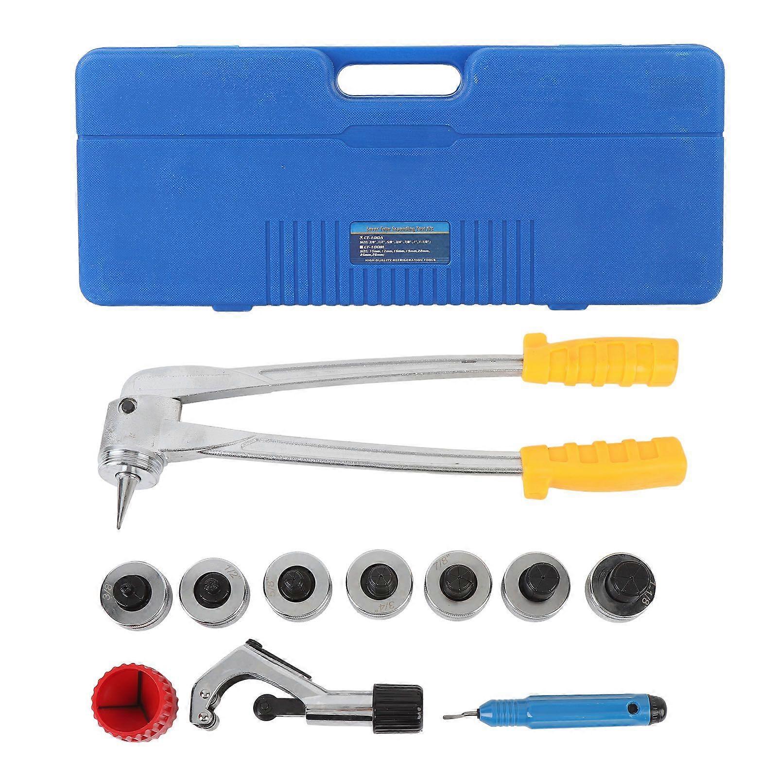 11pcs PEX Tube Expansion Tool Kit for 3/8 1/2 5/8 3/4 7/8 1 1-1/8 Inch Outer Diameter Tubes