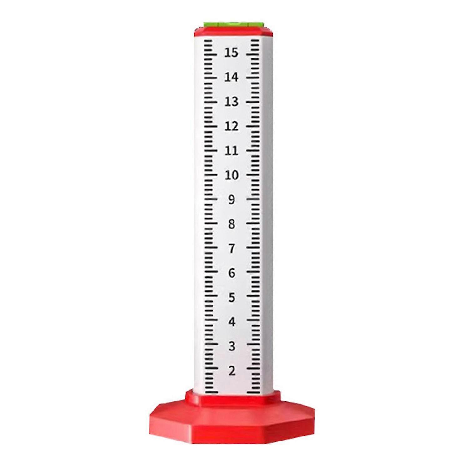 Height Alignment Vertical Level Portable Ceiling Leveling Special Ruler with Stable Base for Kitchen Tile