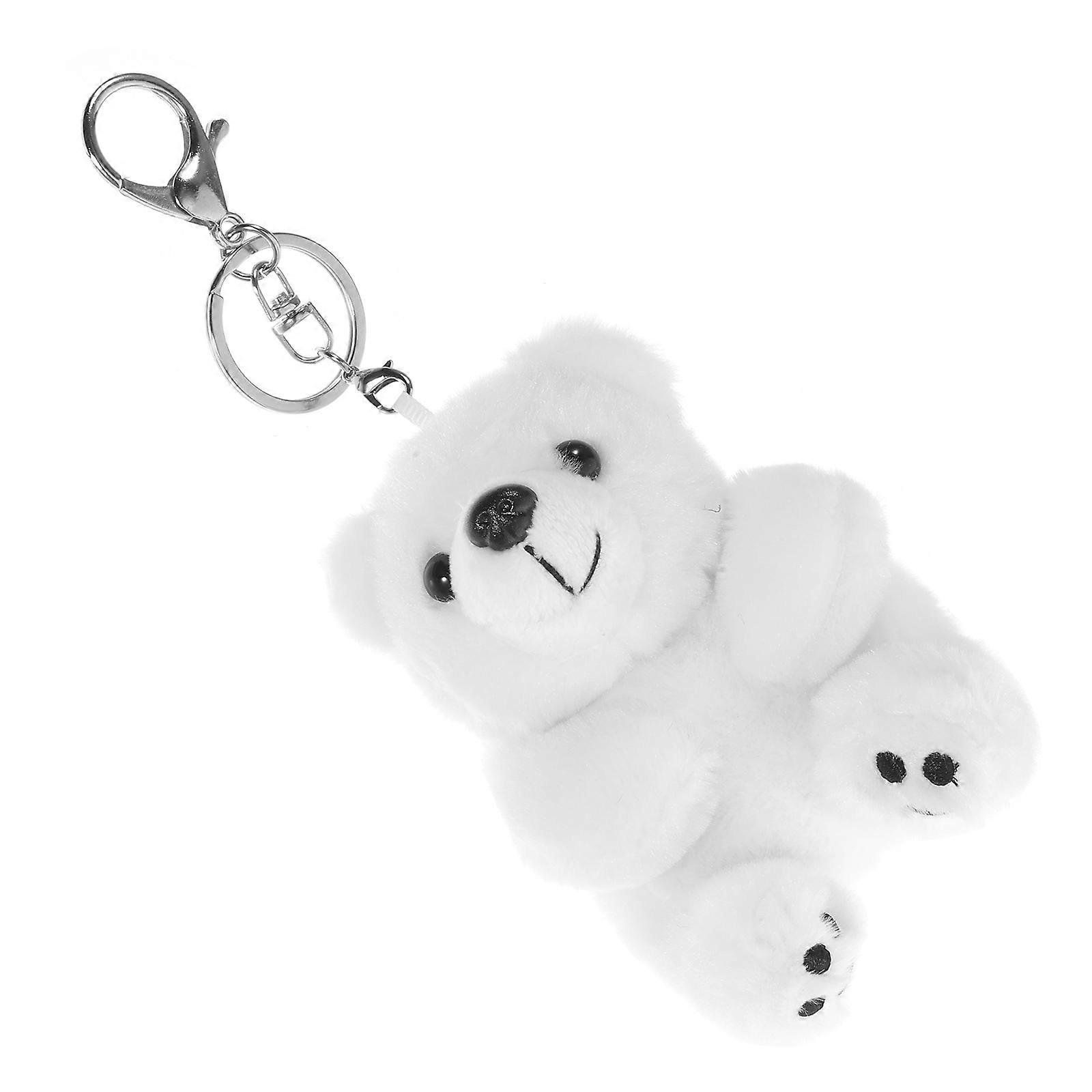 Plush Bear Keychain Pendant Bear for Hanging 2Pcs Stuffed Ornaments