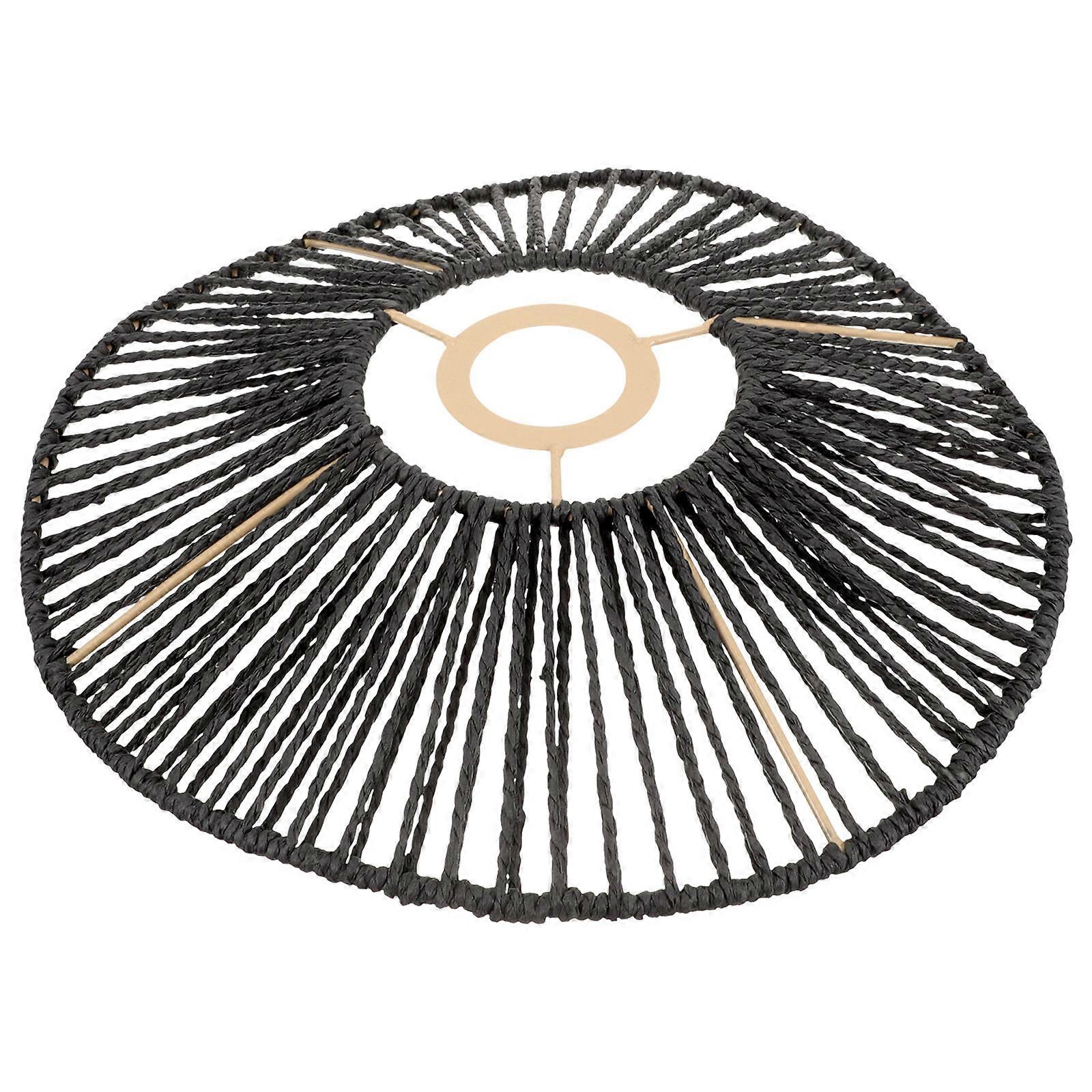 Indoor Use Woven Lamp Shade Paper Rope Pendant Lamp Cover 5Pcs Set