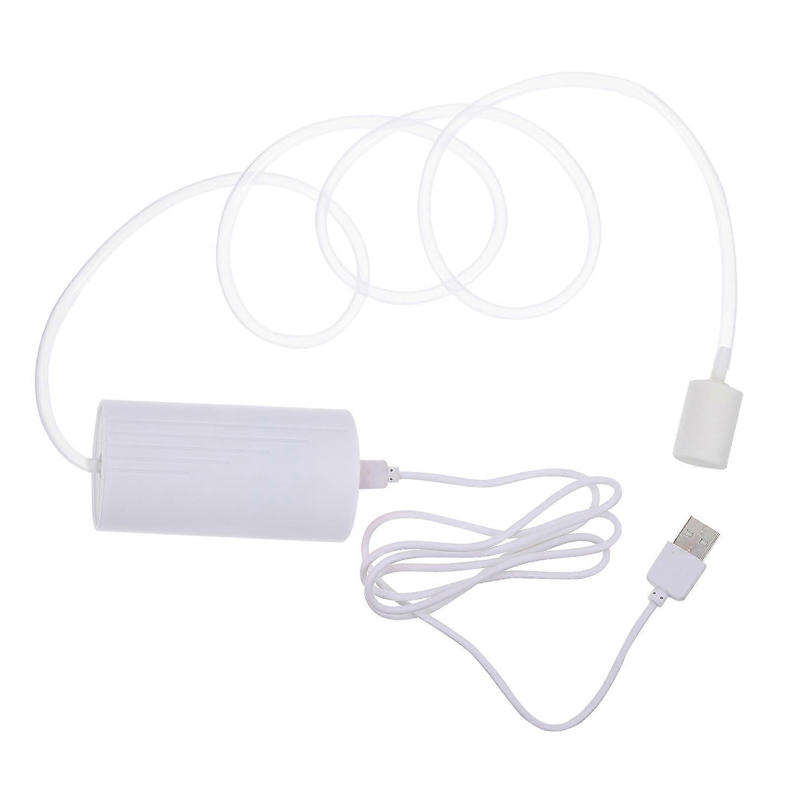 Mini Oxygen Air Pump USB Charging for Fish Tank 1Set