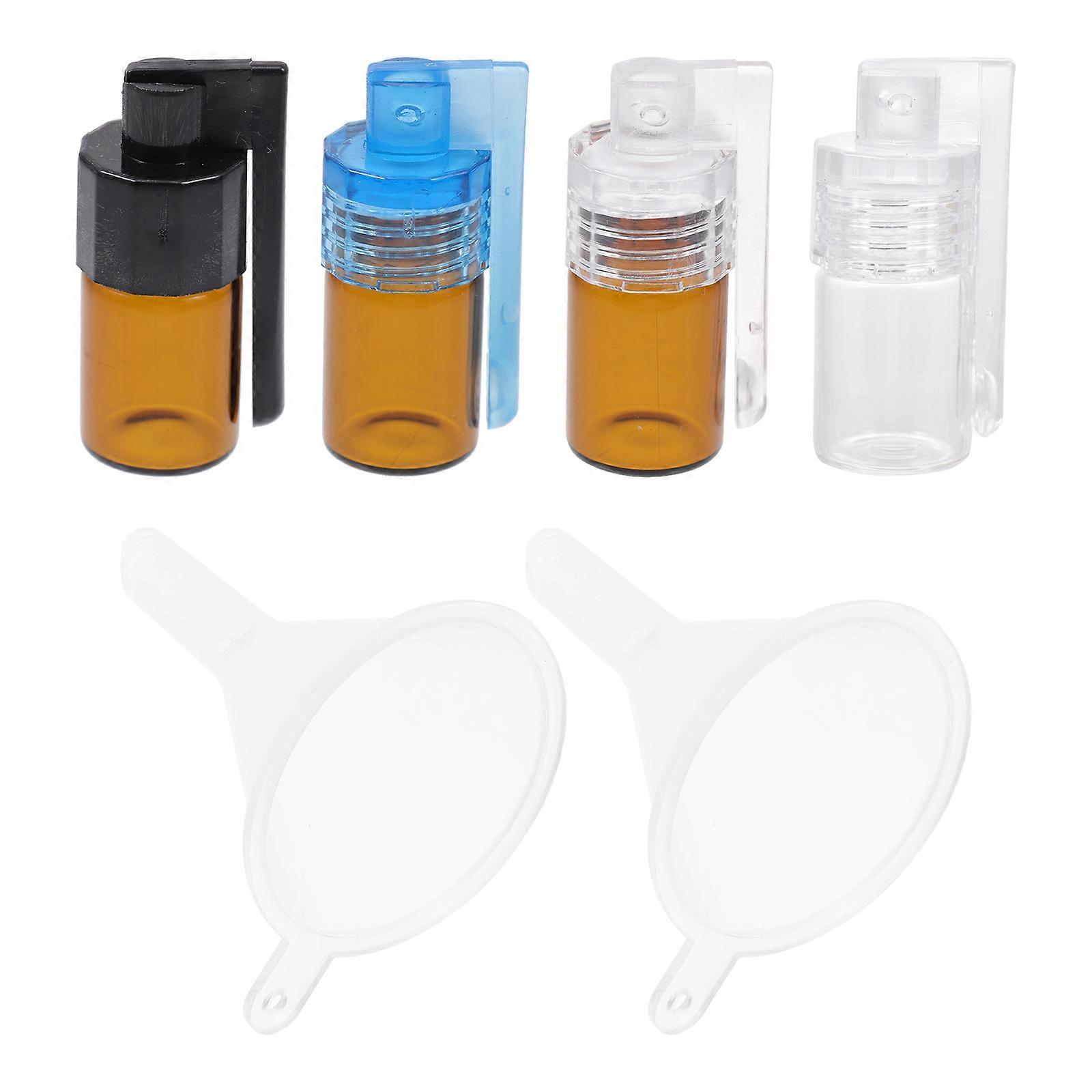 Mini Bullet Bottle Containers with for Storage Use 6Pcs