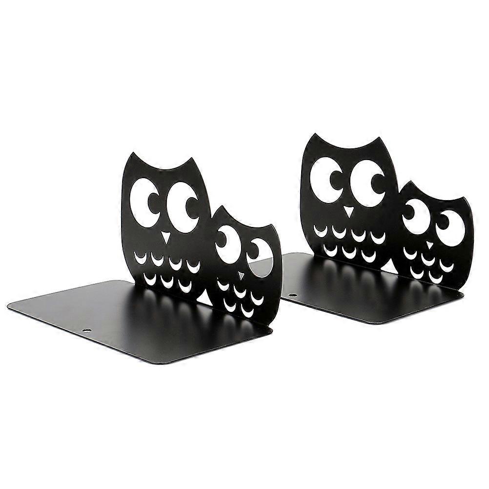 Iron Bookends Nonskid Bookends for Book Organizing A Pair