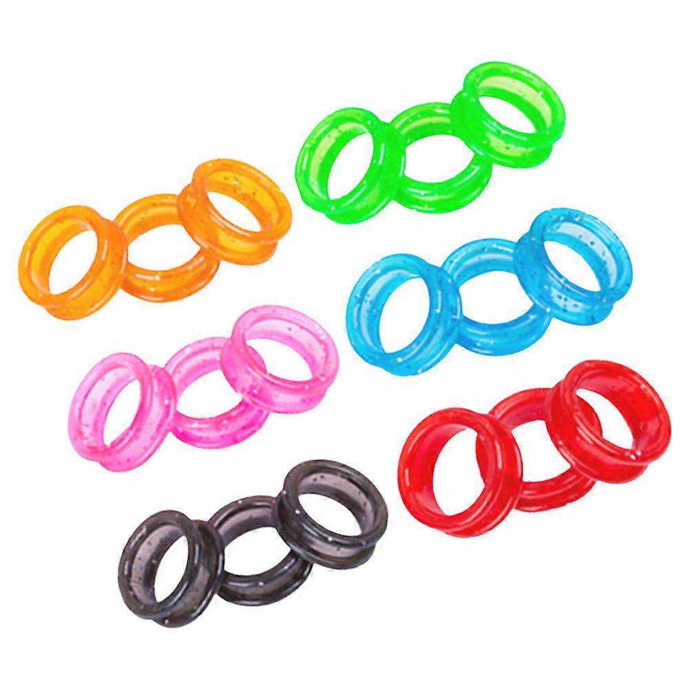 Non-slip Silicone Scissors Thumb Inserts For General Users Hair Cutting Use Comfortable 36Pcs