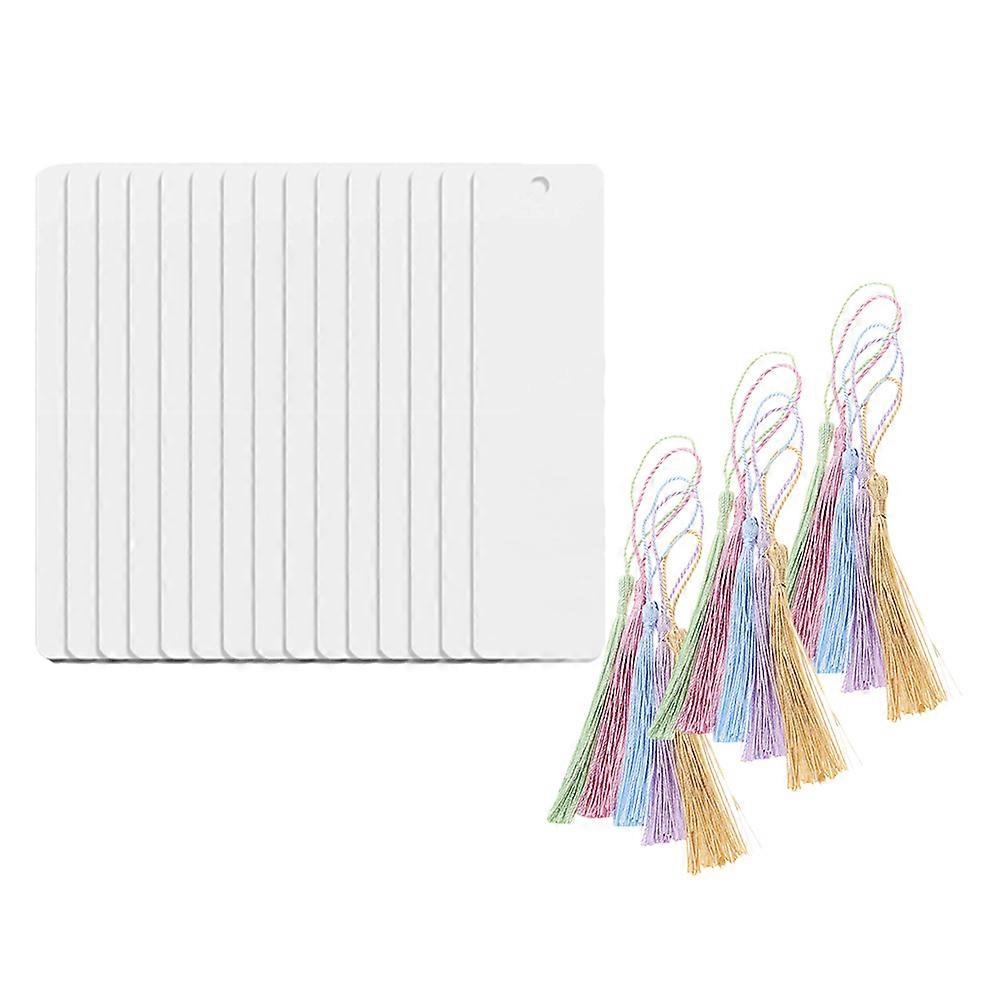 DIY Bookmarks Bulk for Classmates Assorted Color 15 Sets Simple Design Thin and Light Book Marking