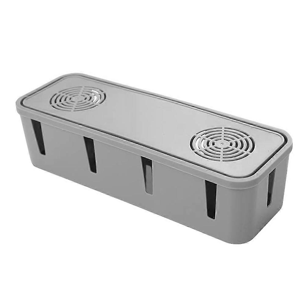 Socket Container Cable Organizer Box Indoor Use Plastic 3Pcs for Home
