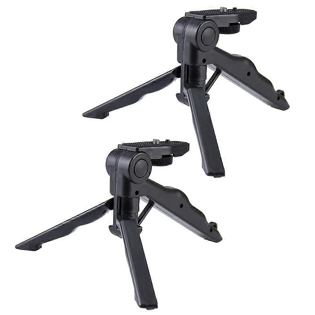 Action Camera Tripod for Video Calls 4Pcs Black Plastic Stand