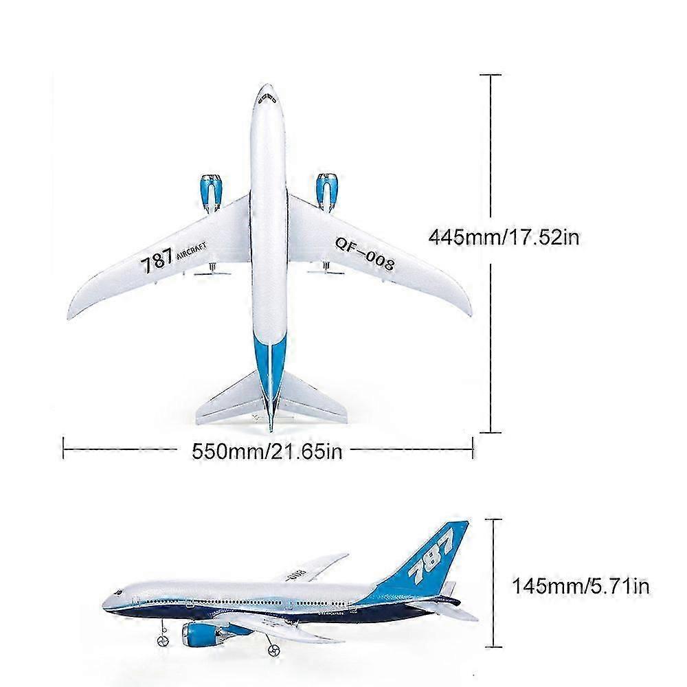QF008 Boeing 787 Airplane Miniature Model Plane 3CH 2.4G Remote Control EPP Airplane RTF RC Toy