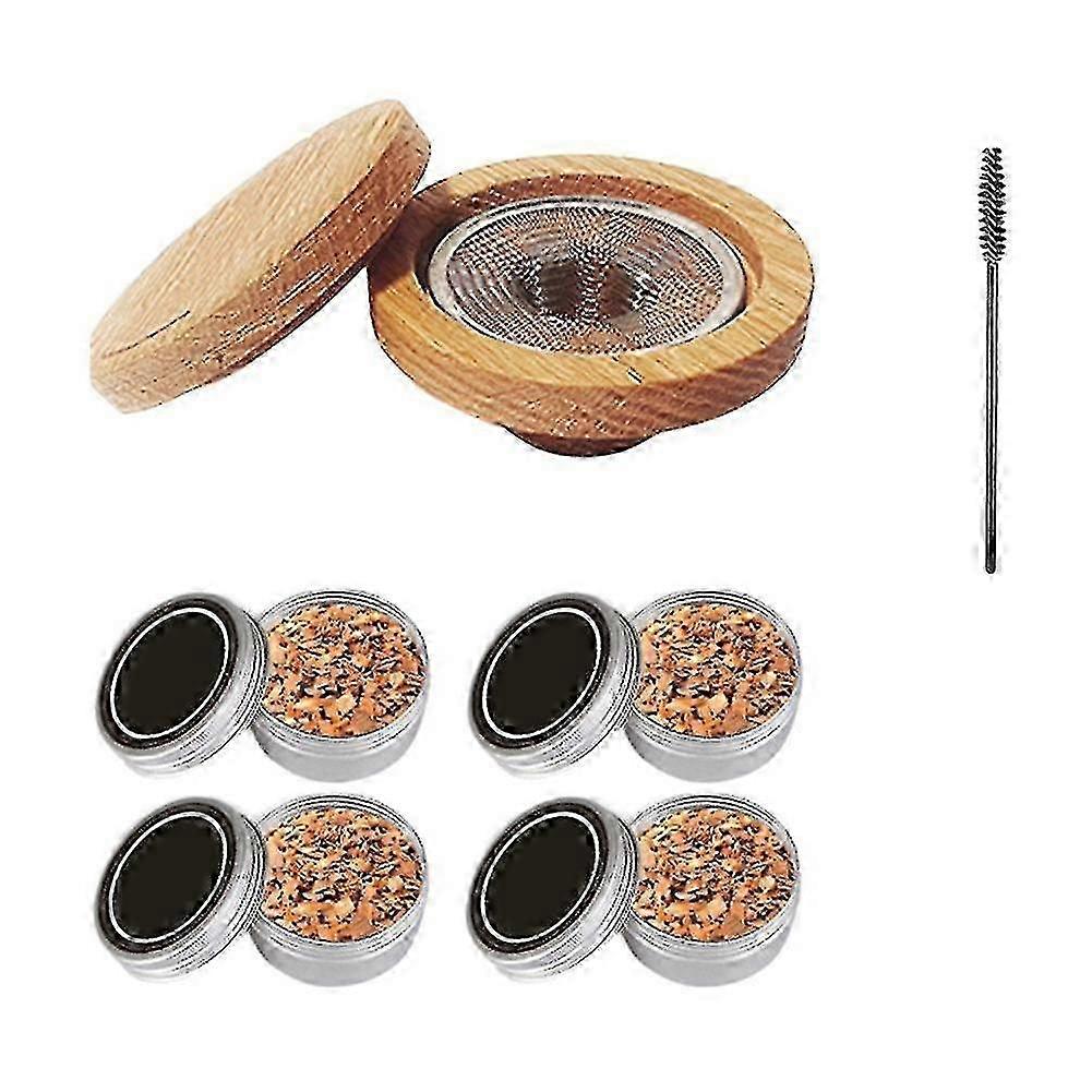 カクテルスモーカーキットウッドチップ-スモークカクテル、ウイスキーと互換性があります