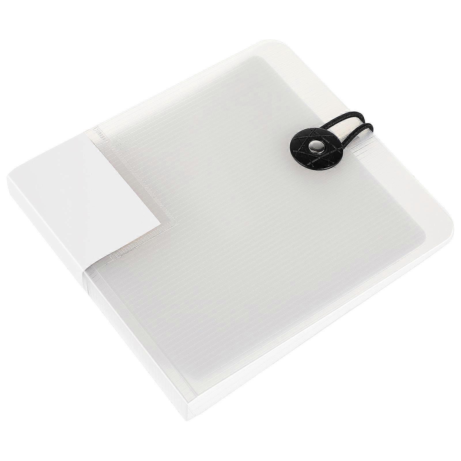 Cd Dvd Organizer Clear Cd Storage Case for Storage 2Pcs White Protective Bag