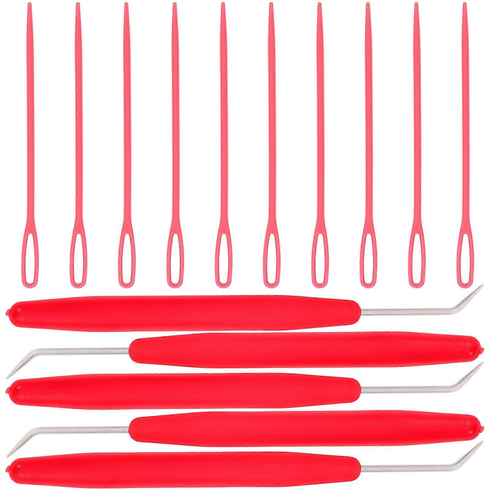 15Pcs Knitting Loom Hook Tools Colorful Looming Hooks Sewing Needles For Home Use Lightweight Durable Craft Making Equipment
