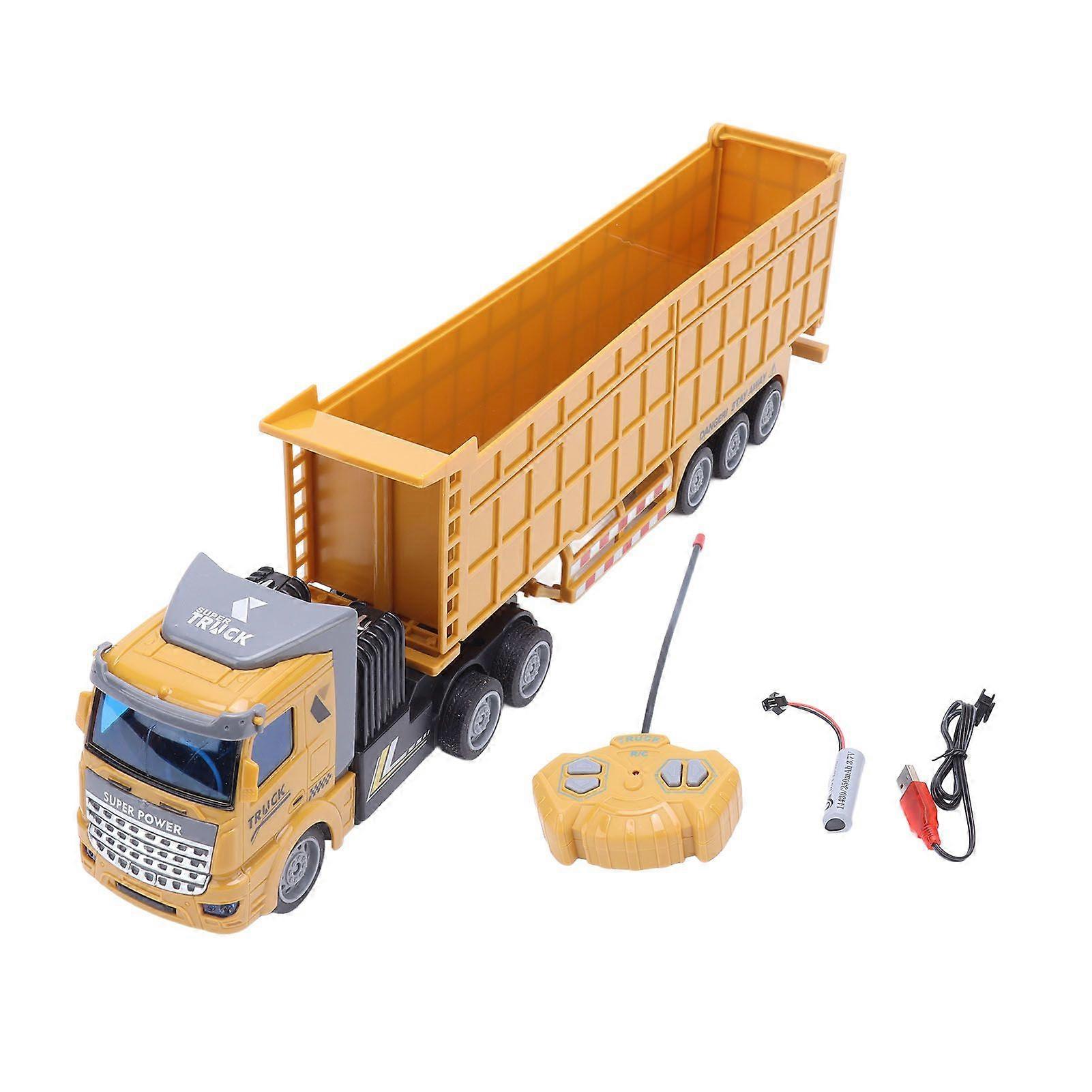 RC Engineering Truck 1:48 Scale Wireless Remote Control High Simulation Detachable High Flexibility RC Dump Trunk for 3+