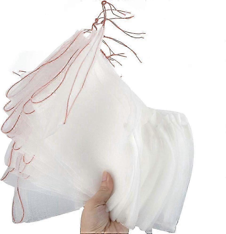 2025 Latest Model  100 Pcs 6"x10"Garden Protect Bag,Insects Mosquito Bug Net Barrier Bag Garden