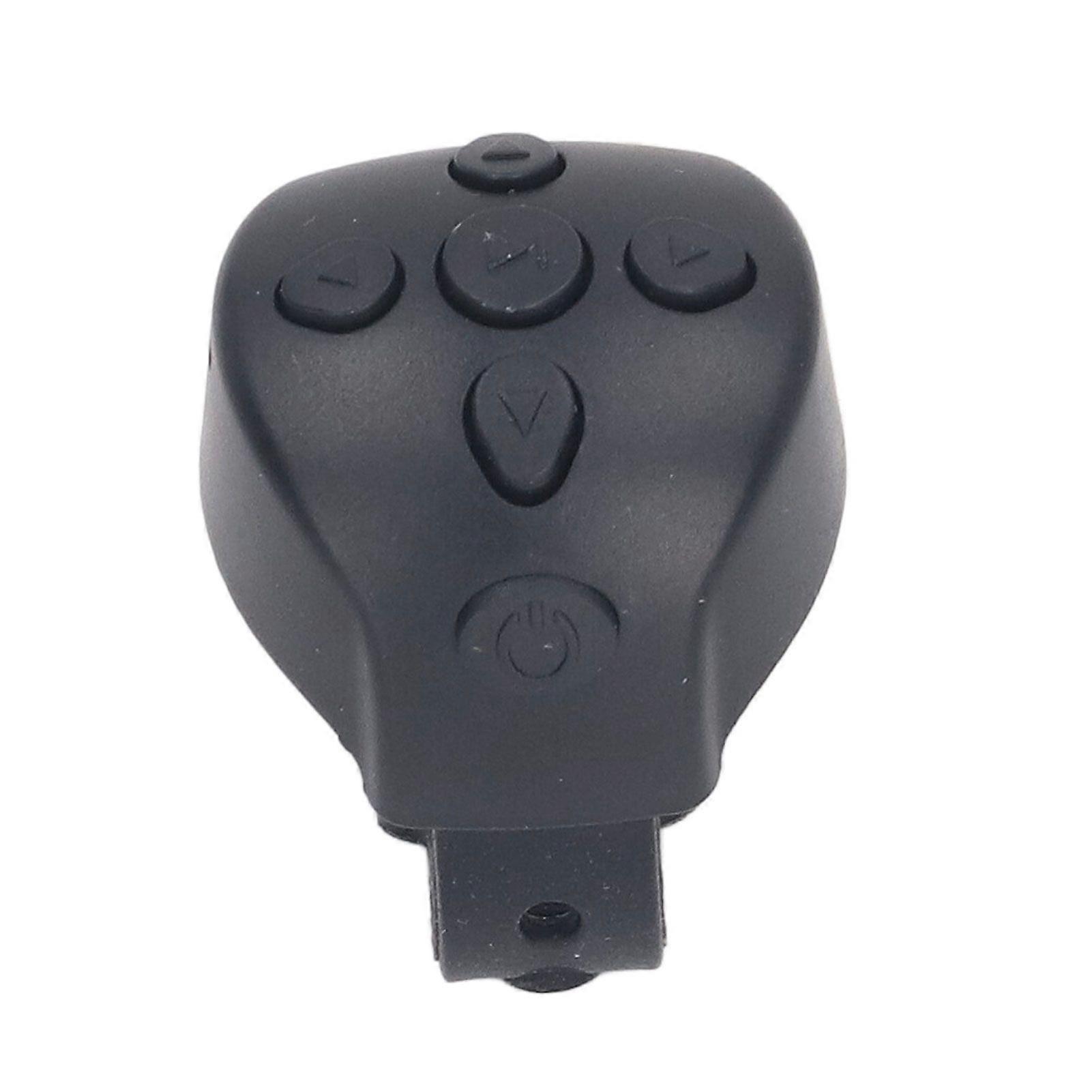 Bluetooth Remote Control Scrolling Ring APP Page Turner Camera Remote Shutter Selfie Button for Cell Phone Black