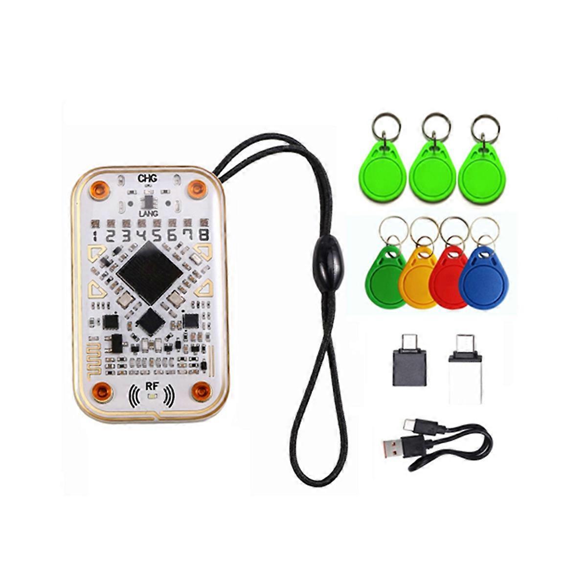 Chameleon Ultra RFID Smart Chip Reader+4XCUID 3XUID Keychain Smart Card Emulator 125K 13.56M IC ID N