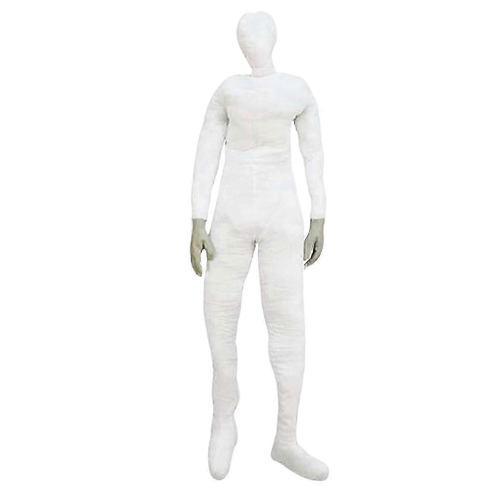 Posable Life Size Soft Stuffed Bendable Mannequin with Hands Posable Dummy Yard Decor