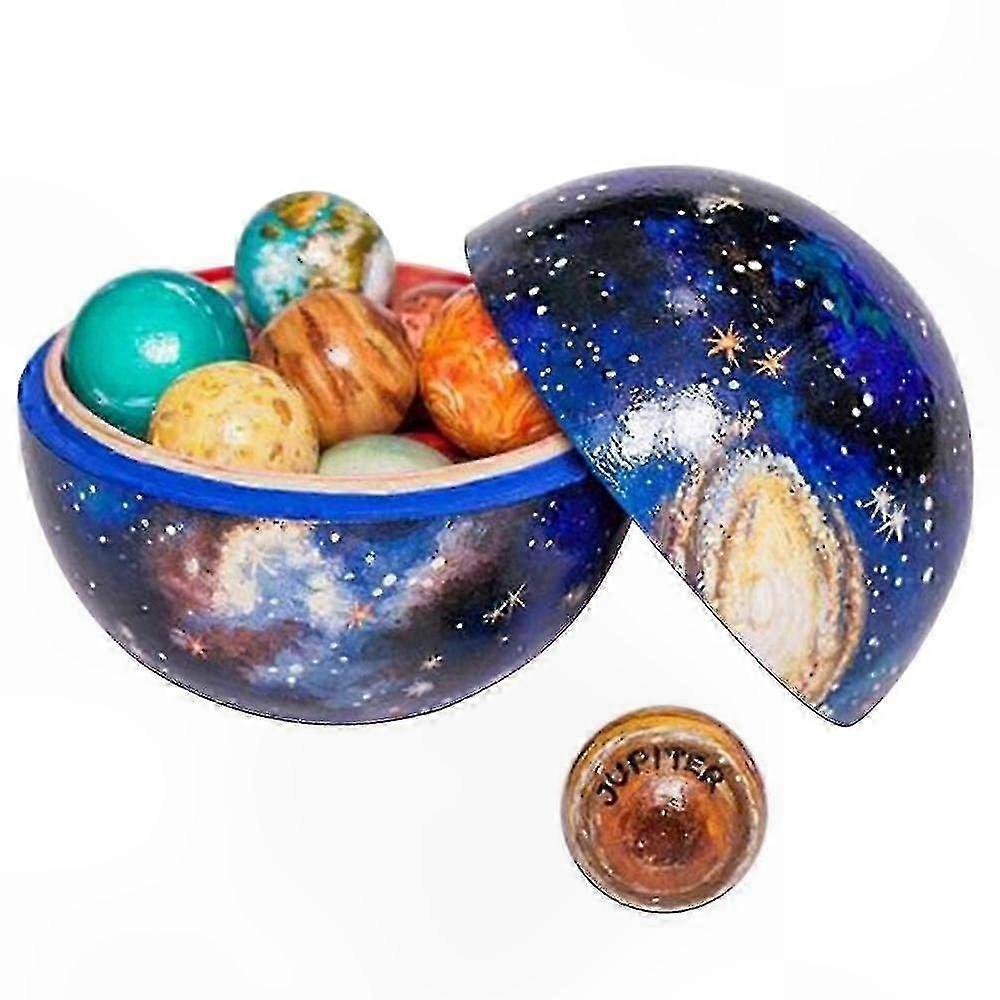 Solar System Wooden Model Toy for Learning and Decoration Educational Game for Home or Office Use