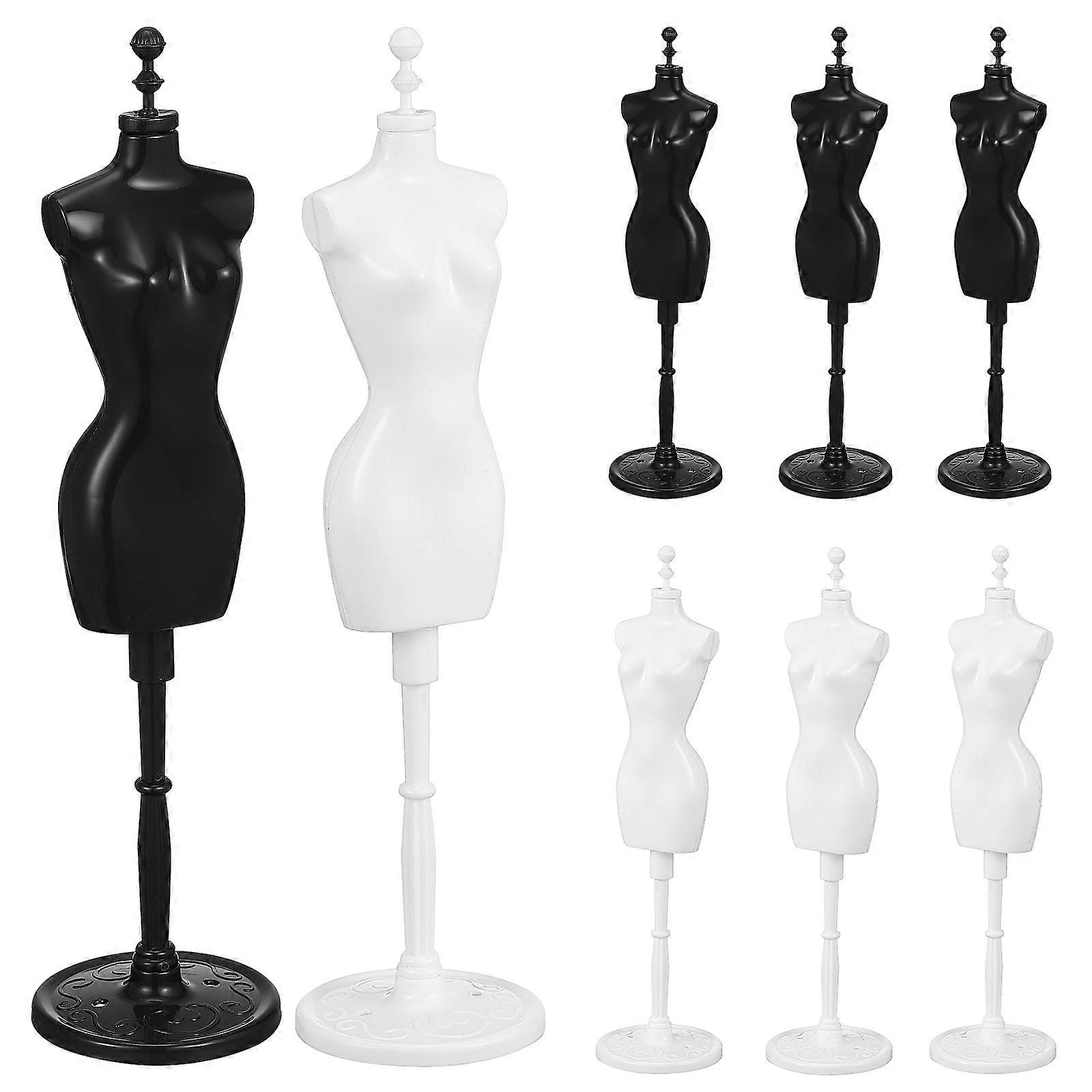 Mini Doll Mannequin for Clothes Display 16Pcs Assorted Color Mannequin Stands