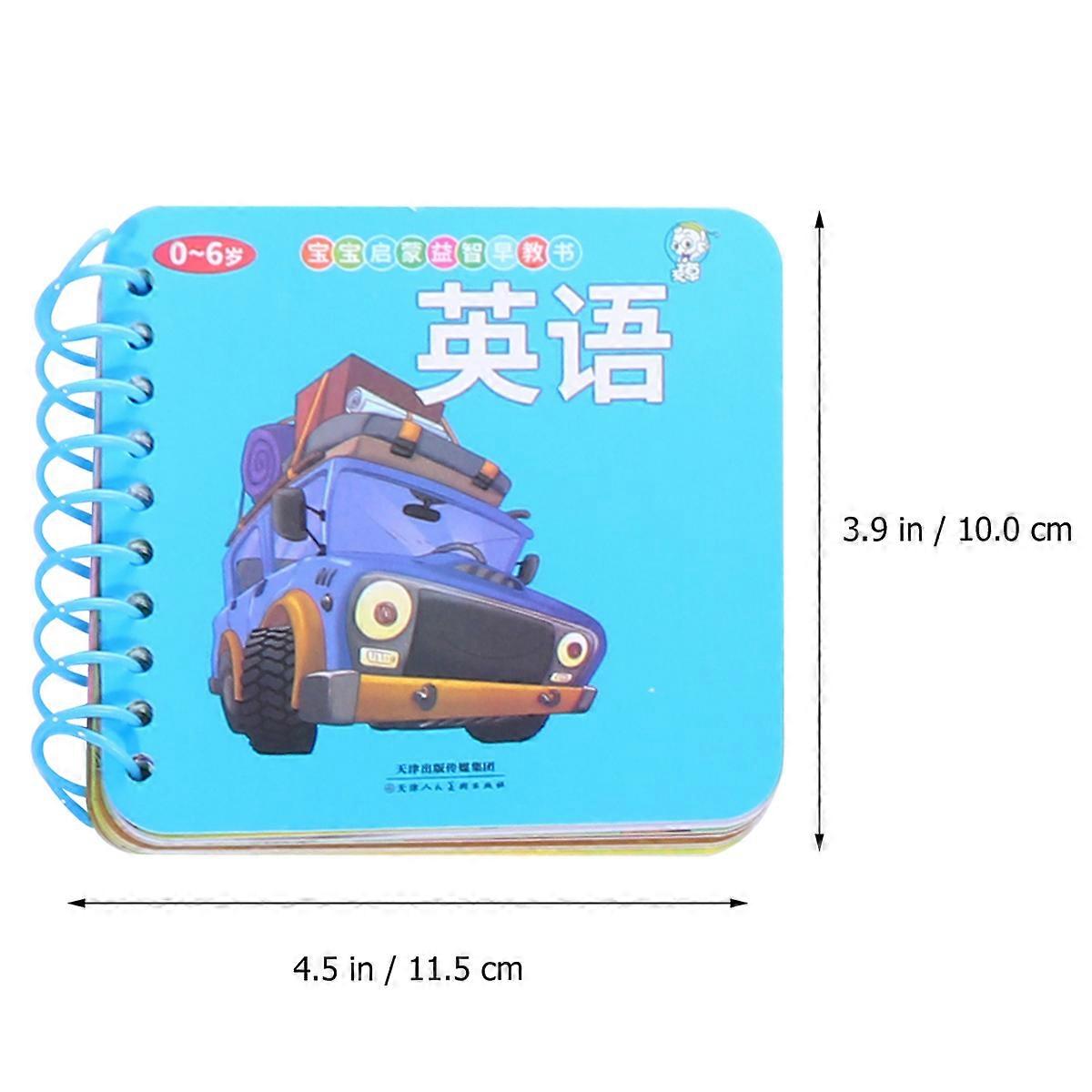 Chinese-English Bilingual Educational Books 6Pcs For Boys Girls Suitable For Child Development Size 11.50x10.00x0.80Cm