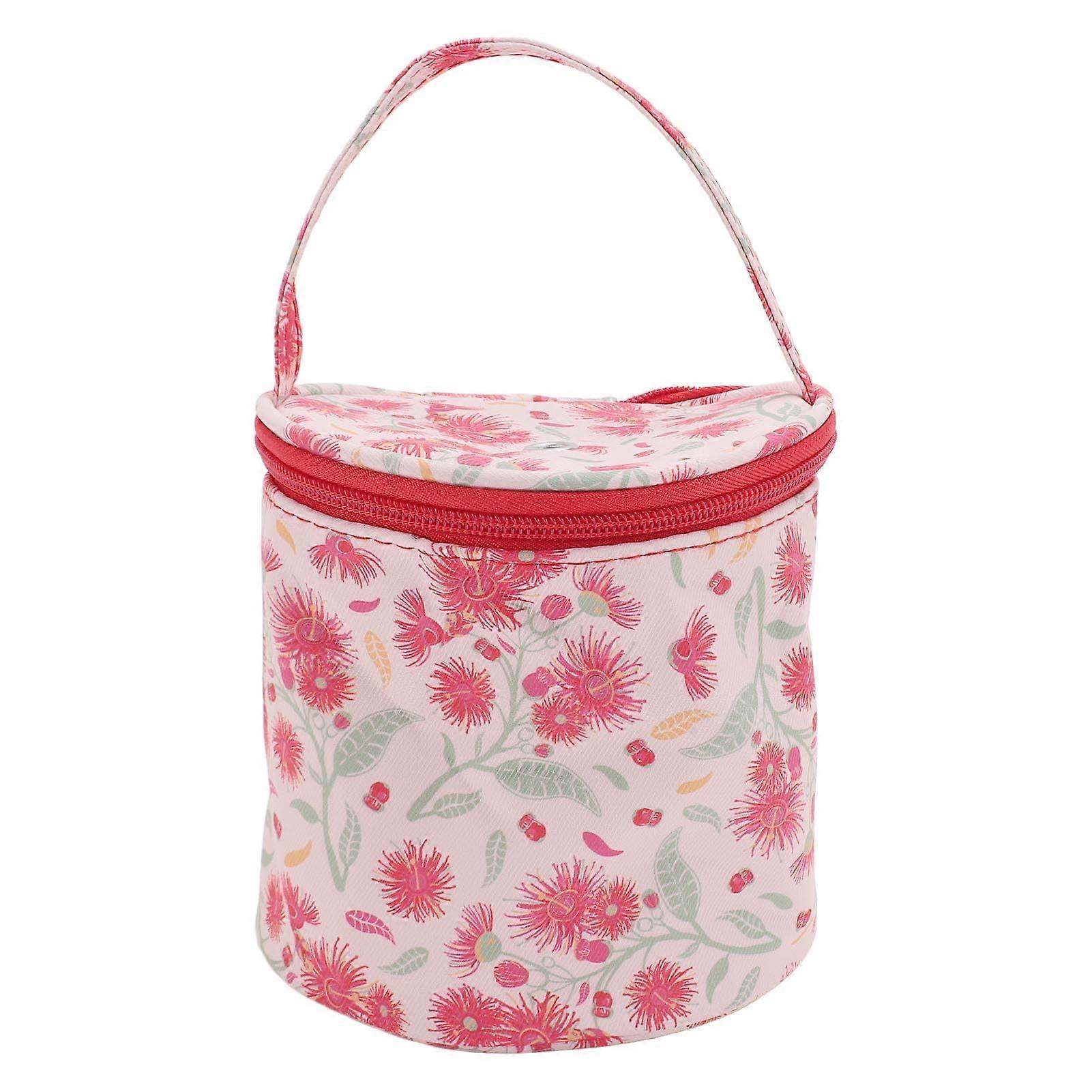 Round Yarn Storage Bag  600D Oxford Cloth, Portable Foldable Knitting Thread Organizer, Lightweight Beginner Friendly